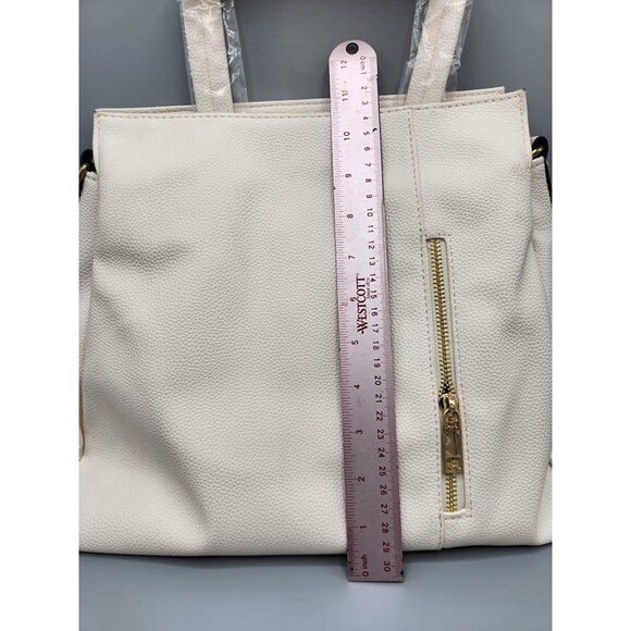 Stylish Cream Shoulder bag with matching wallet- New never been used - Picture 9 of 10
